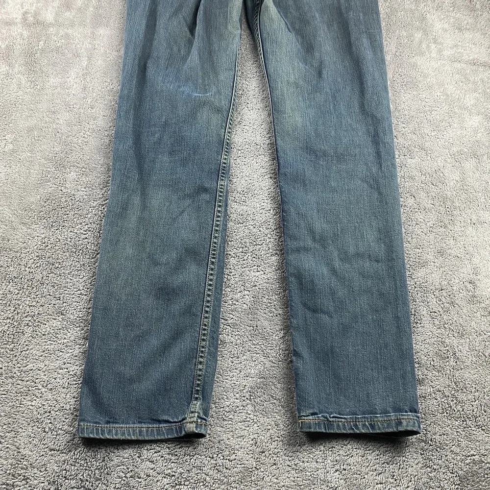 Levis 511 Slim Fit Straight Leg Jeans Mens 34x31 Green Blue Medium Wash Mid Rise